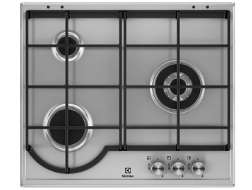 PLACA DE COCINA ELECTROLUX EGH6333BOX GAS NATURAL 60CM 3 QUEMADORES