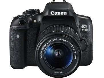 CAMARA REFLEX CANON EOS 750D + 18/55 IS
