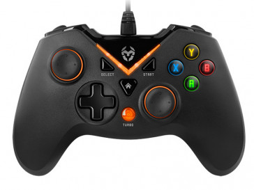 GAMEPAD KEY PC PS3 (NXKROMKEY) NEGRO/NARANJA KROM