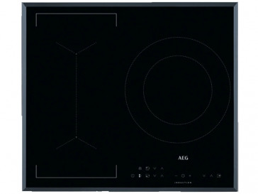 PLACA DE INDUCCION AEG IKB63341FB 60CM 3 ZONAS DE COCCION MARCO BISELADO NEGRA