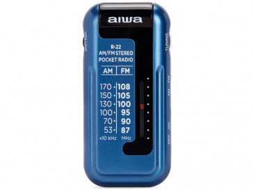 RADIO MINI DE BOLSILLO R-22 (BL) AIWA