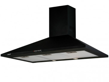 CAMPANA CATA DECORATIVA PARED 90CM NEGRA HALOGENA OMEGA 900 BK 2004402