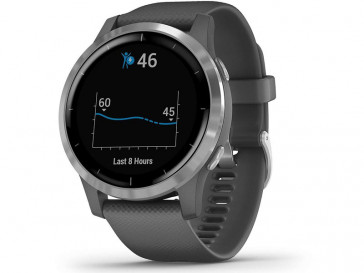 RELOJ INTELIGENTE VIVOACTIVE 4 GRIS/PLATA (010-02174-02) GARMIN