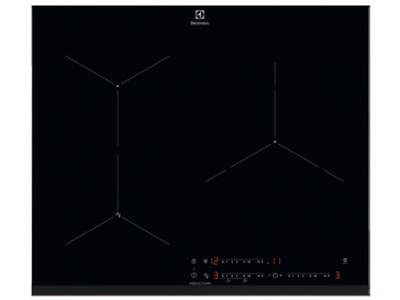 PLACA DE INDUCCION ELECTROLUX EIF61342 60CM 3 ZONAS DE COCCION MARCO BISELADO FRONTAL