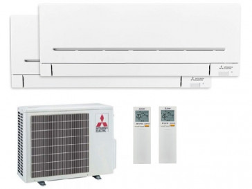 AIRE ACONDICIONADO INVERTER MULTI SPLIT 2X1 MXZ-AP2535E42VFK (MXZ2F42VF + MSZAP25 + MSZAP35) MITSUBISHI