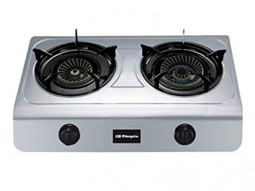 HORNILLO ORBEGOZO FO-2700 GAS BUTANO/PROPANO 2 QUEMADORES