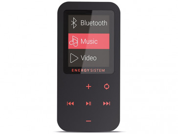 REPRODUCTOR MP4 TOUCH BLUETOOTH 8GB 426454 NEGRO/CORAL ENERGY SISTEM