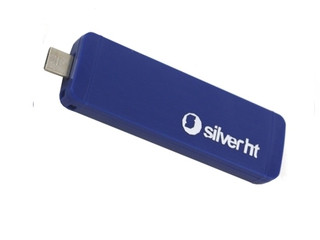 PENDRIVE DOUBLE OTG 32GB AZUL SILVER HT