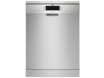LAVAVAJILLAS AEG LIBRE INSTALACION 15 SERVICIOS 3ª BANDEJA A++ FFB62700PM INOX