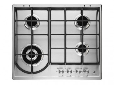 PLACA DE COCINA ELECTROLUX EGH6343BOX GAS NATURAL 60CM 4 QUEMADORES