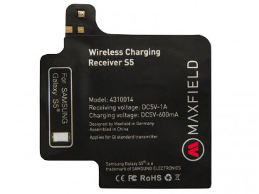 RECEPTOR DE CARGA INALAMBRICA PARA GALAXY S5 4310014 MAXFIELD