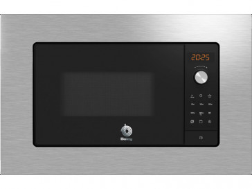 MICROONDAS INTEGRABLE BALAY 20L 800W INOX CON GRILL 3CG6142X3