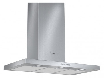 CAMPANA BOSCH DECORATIVA PARED 90CM INOX HALOGENA DWB097A52