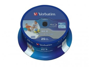 BD-R SL 25GB 6X 25 UND 43837 VERBATIM