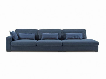 SOFA ARIZONA MOD 3 PL C/B IZQUIERDO FIJO 201 (SENTADA 90) (2 AS) + RINCÓN RESPALDO 110 X 110 + MOD 1 PL S/B + TERMINAL 135 X 110 (SENTADA 90) DERECHO PATAS WENGE TELA SERIE 400 STRIKE - 600 PEDRO ORTIZ