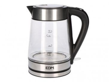 HERVIDOR DE AGUA DE CRISTAL 1,7L 1850-2200W 07657 EDM