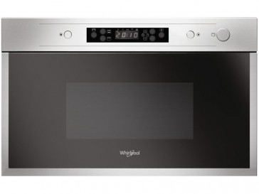 MICROONDAS INTEGRABLE WHIRLPOOL 22L 750W INOX/GRILL CON GRILL AMW 442/IX