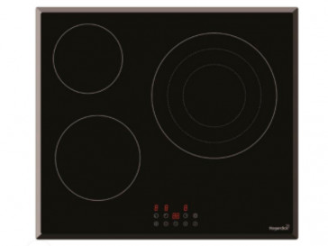 PLACA DE INDUCCION HOGARCLICK HCKI3-7117BM 59CM 3 ZONAS DE COCCION MARCO BISELADO
