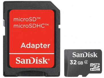 MICRO SDHC 32GB CON ADAPTADOR (SDSDQB-032G-B35) SANDISK