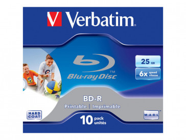 BD-R SL 25GB 6X PRINTABLE 10 UND 43713 VERBATIM