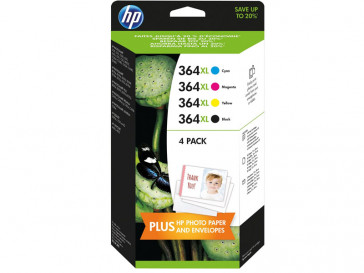 PACK 4 TINTAS 364 XL (J3M83AE#301) HP