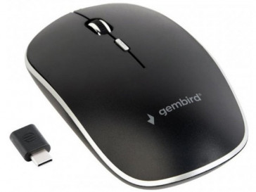 RATON OPTICO INALAMBRICO 1600DPI NEGRO MUSW-4BSC-01 GEMBIRD
