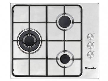 PLACA DE COCINA MEIRELES MG3630X GAS NATURAL 60CM 3 QUEMADORES