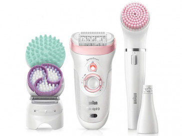 DEPILADORA SILK-EPIL BEAUTY SET 9 EN 1 9-985 WET&DRY BRAUN