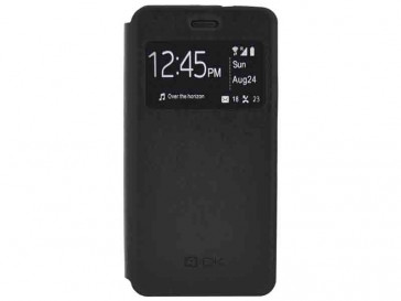 FUNDA BOOK STAND WINDOW PARA AQUARIS 4.5 NEGRA FBW45N BLAUTEL