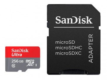ULTRA MICRO SDXC 256GB + ADAPTADOR (SDSQUAR-256G-GN6MA) SANDISK
