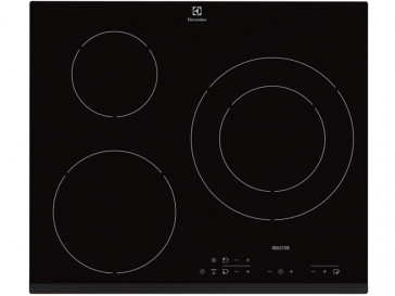 PLACA DE INDUCCION ELECTROLUX EHH6332FOK 59CM 3 ZONAS DE COCCION MARCO BISELADO