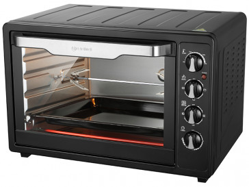 HORNO DE SOBREMESA LIBRE INSTALACION GRUNKEL 63L 2200W NEGRO HR-63RMRUSTI