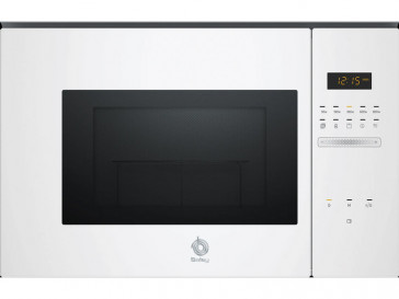 MICROONDAS INTEGRABLE BALAY 20L 800W BLANCO CON GRILL 3CG5172B2