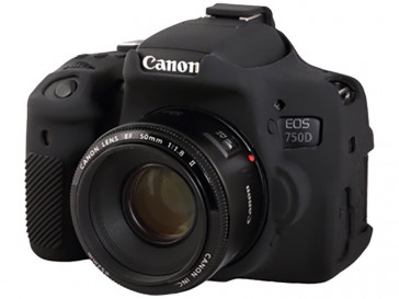 FUNDA SILICONA PARA CANON 750D/T6I ECC750DB (B) EASYCOVER