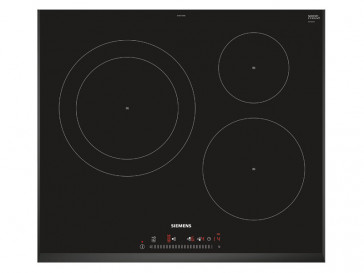 PLACA DE INDUCCION SIEMENS EH651FJB1E 60CM 3 ZONAS DE COCCION MARCO BISELADO