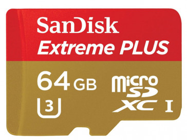 EXTREME PLUS MICRO SDXC 64GB + ADAPTADOR (SDSQXSG-064G-GN6MA) SANDISK
