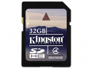SDHC 32GB CLASE 4 SD4/32GB KINGSTON