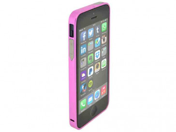 BUMPER 4-OK ALUMINIUM PARA IPHONE 5/5S ALPKI5 ROSA BLAUTEL