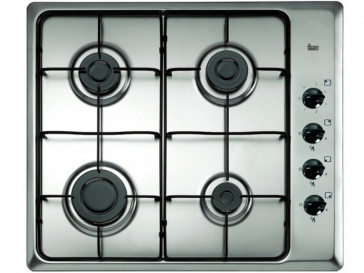 PLACA DE COCINA TEKA HLX 60 4G AL NAT GAS NATURAL 58CM 4 QUEMADORES MARCO INOX