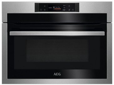 HORNO COMPACTO MULTIFUNCION CON MICROONDAS AEG KME721880M