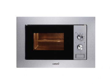 MICROONDAS INTEGRABLE CATA 20L 800W INOX CON GRILL MC 20 IX