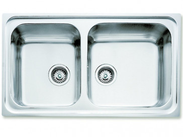 FREGADERO CLASSIC 2C 86 SF IZQUIERDA 11119022 INOX TEKA