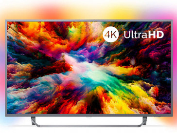 SMART TV LED ULTRA HD 4K AMBILIGHT 55" PHILIPS 55PUS7303