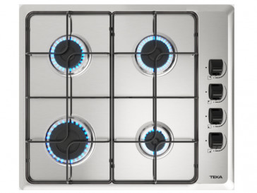 PLACA DE COCINA TEKA HLX 640 KL 112620019 GAS BUTANO 58CM 4 QUEMADORES