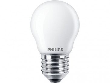 BOMBILLA ESFERICA LED E27 6,5W 806Lm 2.700k LUZ CALIDA PHILIPS