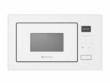 MICROONDAS INTEGRABLE JOHNSON 28L 1000W GRILL CRISTAL BLANCO JOMI28BINT