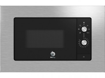MICROONDAS INTEGRABLE BALAY 20L 800W INOX CON GRILL 3CG6112X3