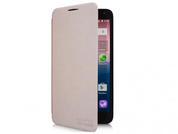 FUNDA FLIP COVER POP 3(5.5) DORADA ALCATEL