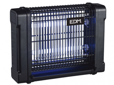 MATA INSECTOS ELECTRICO CON 2 TUBOS UV DE 6W 340° DE RADIO ACCION 30M 06520 EDM