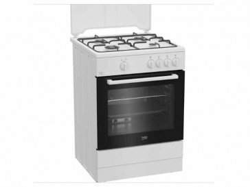 COCINA BEKO 4 QUEMADORES ENCIMERA Y HORNO A GAS BUTANO FBG 62000 WL